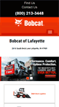 Mobile Screenshot of bobcatoflafayette.com